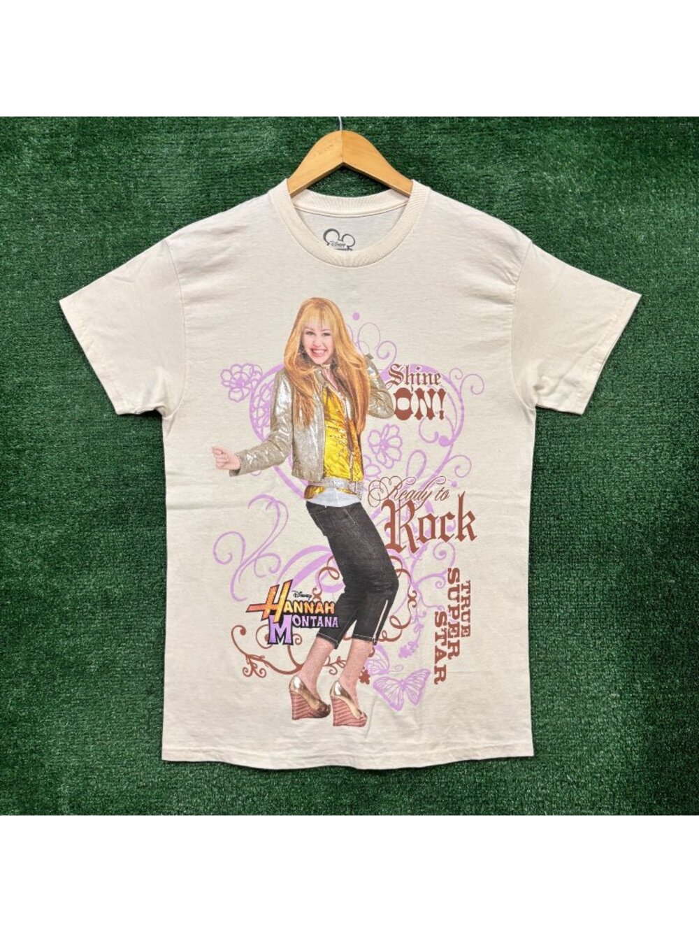Disney Channel Throwback Hannah Montana Best of Both Worlds T-Shirt Size Medium